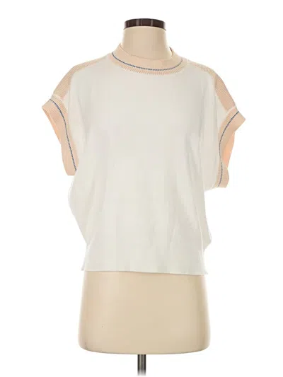 Pre-owned Bellerose Short Sleeve Turtleneck In Ivory