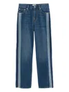 Bellerose Side-stripe Jeans In Blue