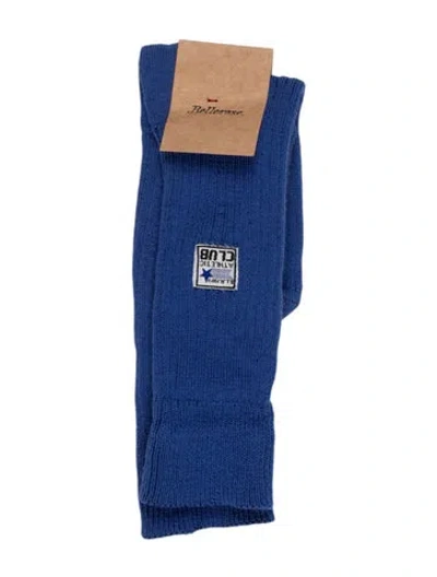 Pre-owned Bellerose Solid Wool Socks In Blue