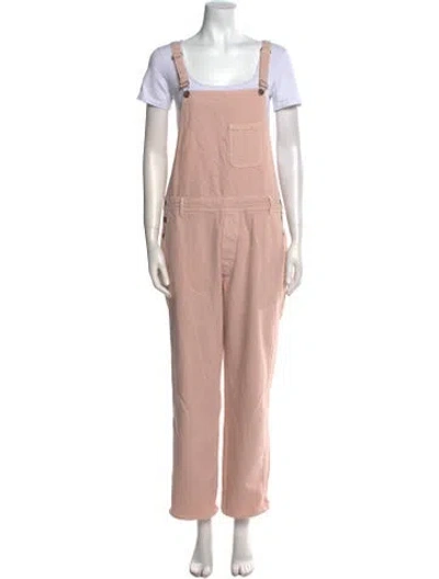 Pre-owned Bellerose Square Neckline Jumpsuit In Pink