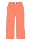 Bellerose Straight-leg Corduroy Trousers In Orange