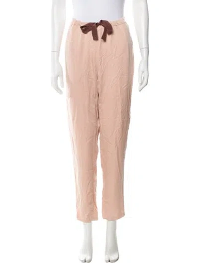 Pre-owned Bellerose Straight Leg Pants In Pink
