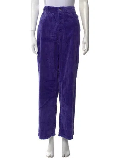 Pre-owned Bellerose Straight Leg Pants In Purple