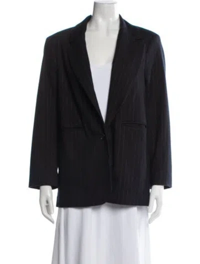 Pre-owned Bellerose Striped Blazer In Black