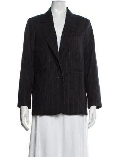Pre-owned Bellerose Striped Blazer In Black