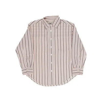 Bellerose Kids' Striped Cotton Shirt In Multi