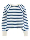 Bellerose Striped-pattern Raglan-sleeve Sweater In Multi