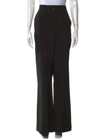 Pre-owned Bellerose Striped Wide Leg Pants In Black