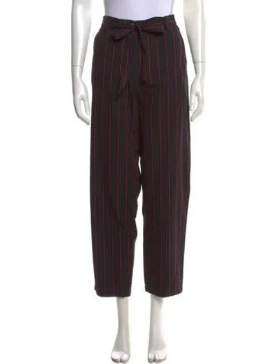 Pre-owned Bellerose Striped Wide Leg Pants W/ Tags In Black