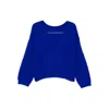 Bellerose Long-sleeved V-neck Sweater In Blue