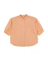 Bellerose Babies'  Toddler Girl Shirt Apricot Size 6 Cotton In Orange