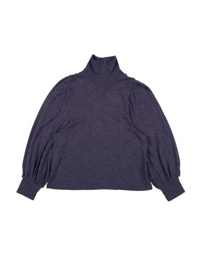 Bellerose Babies'  Toddler Girl T-shirt Dark Purple Size 6 Cotton, Viscose