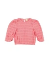Bellerose Toddler Girl Top Red Size 6 Polyester, Viscose, Elastane In Red