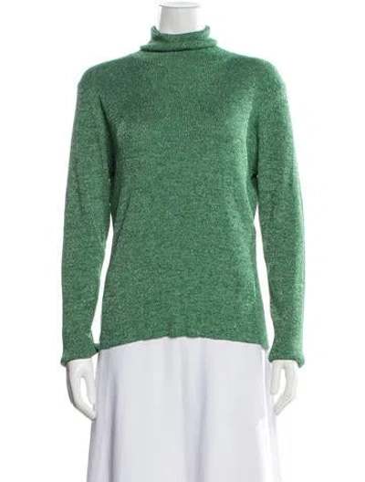 Pre-owned Bellerose Turtleneck Sweater W/ Tags In Green