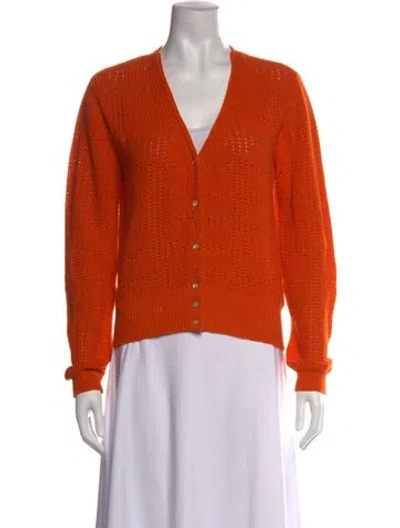 Pre-owned Bellerose V-neck Sweater In Orange
