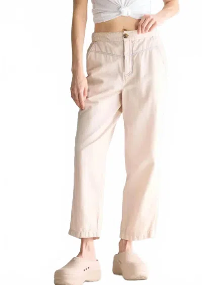 Bellerose Walker Relaxed Trousers In Moon In Neutral