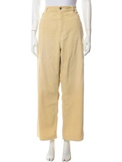 Pre-owned Bellerose Wide Leg Pants In Yellow