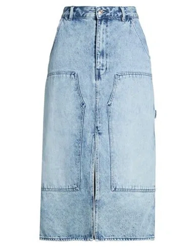 Bellerose Woman Denim Skirt Blue Size 30 Cotton, Lyocell
