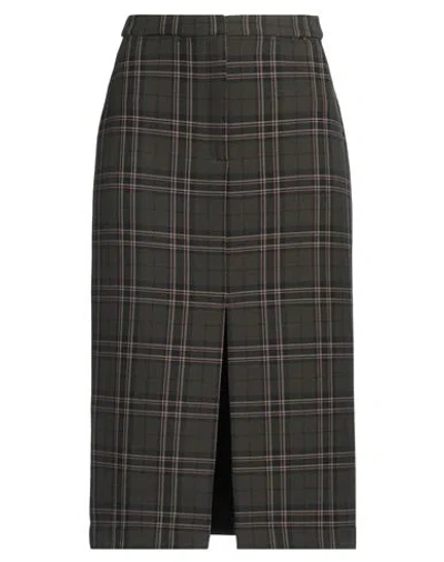 Bellerose Woman Midi Skirt Dark Green Size 2 Polyester, Viscose, Elastane