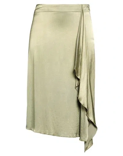 Bellerose Woman Midi Skirt Sage Green Size 4 Viscose