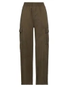 Bellerose Woman Pants Military Green Size Xs Lyocell, Cotton, Elastane