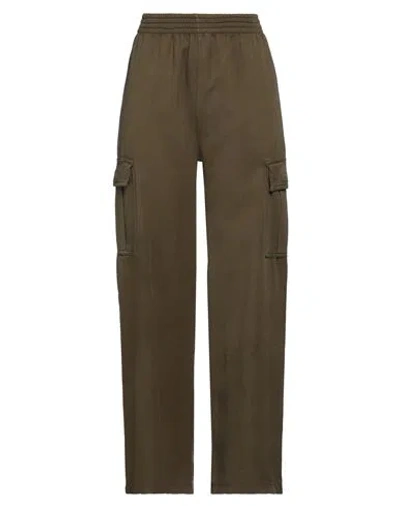 Bellerose Woman Pants Military Green Size Xs Lyocell, Cotton, Elastane In Green