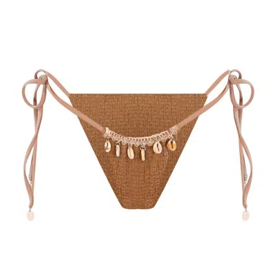 Belletage Swimwear Women's Brown The Brisa Bikini Bottom