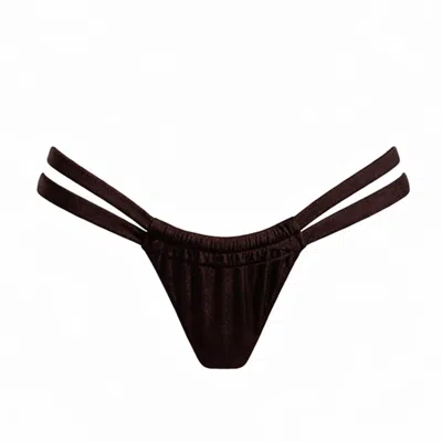 Belletage Swimwear Women's Brown The Copal Bikini Bottom