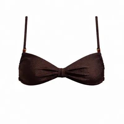 Belletage Swimwear Women's Brown The Copal Bikini Top