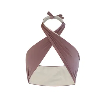 Belletage Swimwear Women's Brown The Indio Mystic Power Reversible Bikini Top