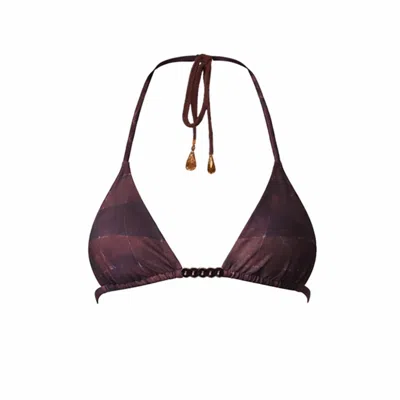 Belletage Swimwear Women's Brown The Isla Bikini Top