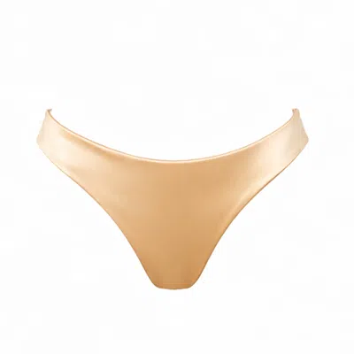 Belletage Swimwear Women's Gold The Trail Ride Bottom