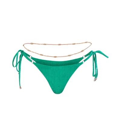 Belletage Swimwear Women's Green The Gisele Bikini Bottom