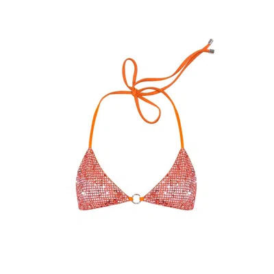 Belletage Swimwear Women's Orange The Golden Hour Bikini Top
