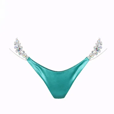 Belletage Swimwear Women's The Emerald Green Bikini Bottom