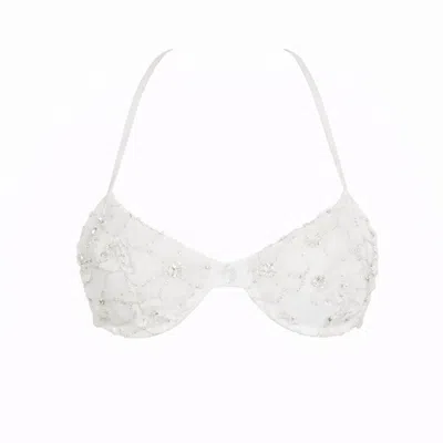 Belletage Swimwear Women's White The Ivory Bikini Top