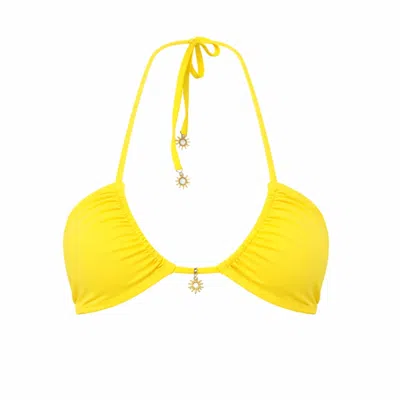 Belletage Swimwear Women's Yellow The Alessandrea Bikini Top