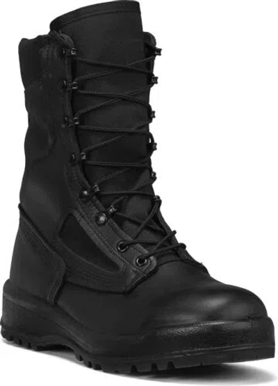 Pre-owned Belleville 300 Trop St 8 Inch Hot Weather Steel Toe Polishable Black Leather...