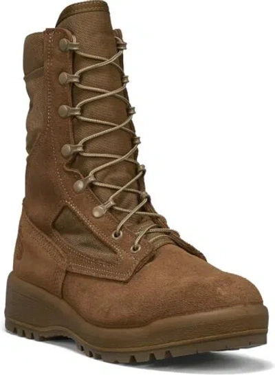 Pre-owned Belleville 550 St 8 Inch Usmc Hot Weather Steel Toe Boots (ega) - Mojave...