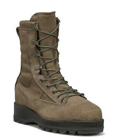Pre-owned Belleville 600g Insulated Waterproof Flight Boots 675 Sage Leather 4.5r
