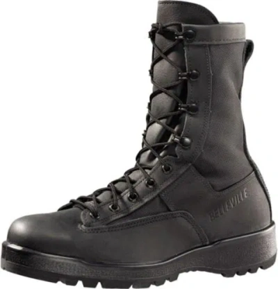 Pre-owned Belleville 700 8 Inch Waterproof Duty Black Tactical Boots For Men -...