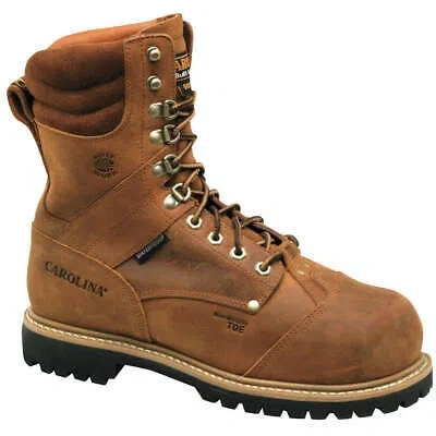 Pre-owned Belleville Carolina Shoe Ca7921 8-inch Work Boot,eee,9,brown,pr 34vz64