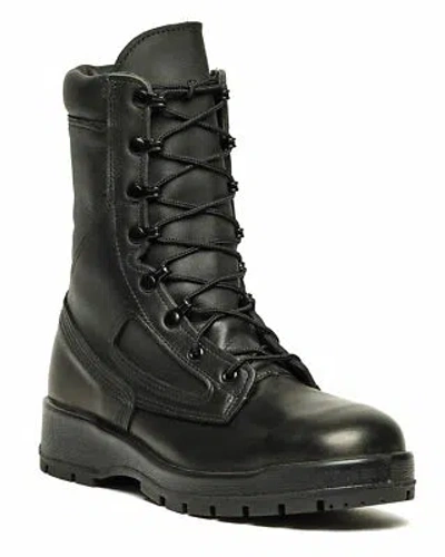 Pre-owned Belleville Female Us Navy 'i-5" Steel Toe Boot F495st In Blue