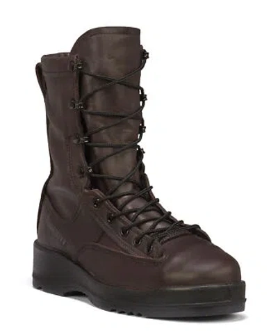 Pre-owned Belleville Wet Weather St Flight Boots 330st Chocolate Brown Leather