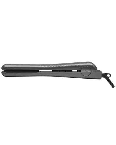 Bellezza Lux Beauty 1.25 Solid Ceramic Flat Iron In Black