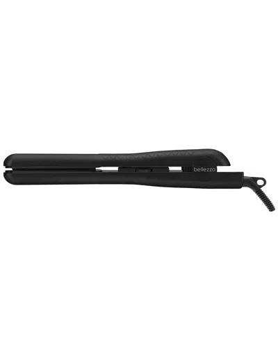 Bellezza Lux Beauty 1.25 Solid Ceramic Flat Iron In Black