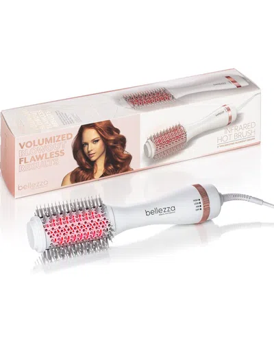 Bellezza Women's 32oz Infrared Blowout Brush 2 Professional Hot Brush In White