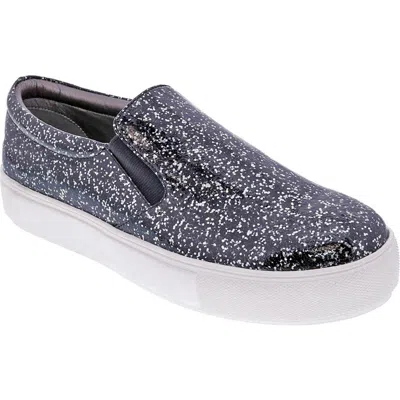Bellini Accent Glitter Slip-on Sneaker In Blue