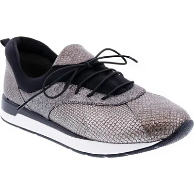 Bellini Action Metallic Sneaker In Brown