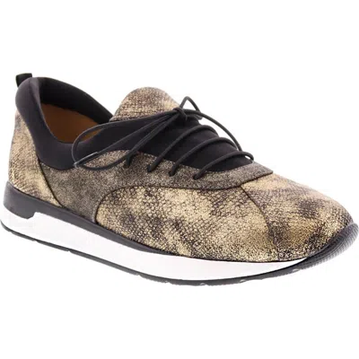 Bellini Action Metallic Sneaker In Brown